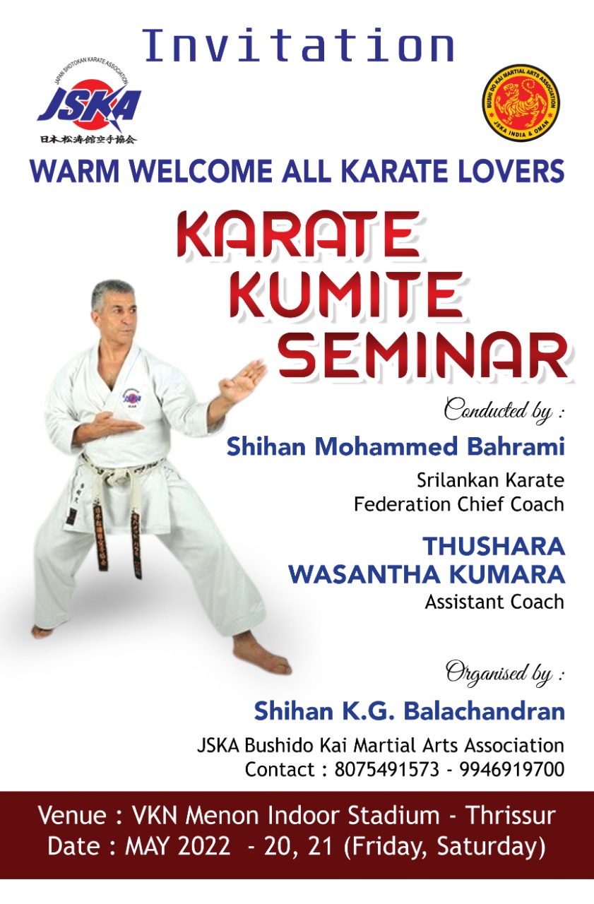 Karate Kumite Seminar by Shihan Mohammed Bahrami